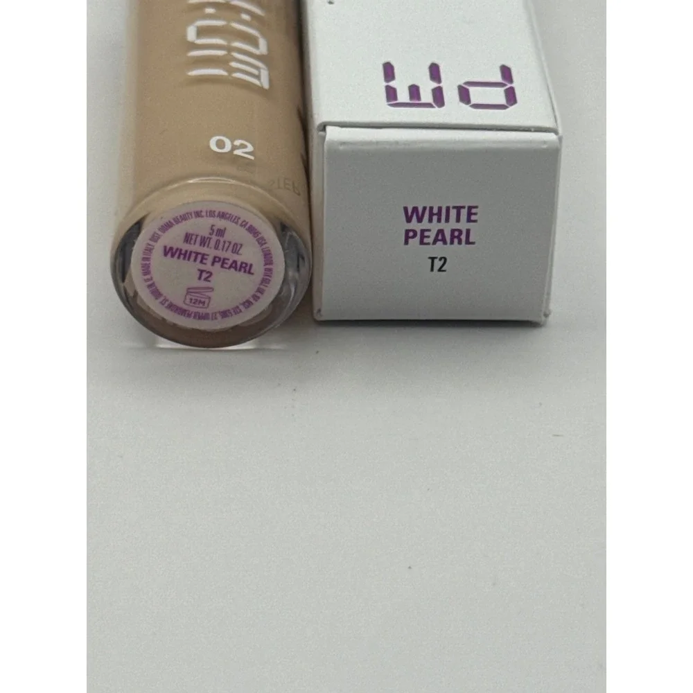 UOMA Beauty Stay Woke Brightening Concealer White‎ Pearl T2 02 017 oz BNIB